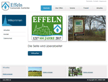 Tablet Screenshot of effeln.de